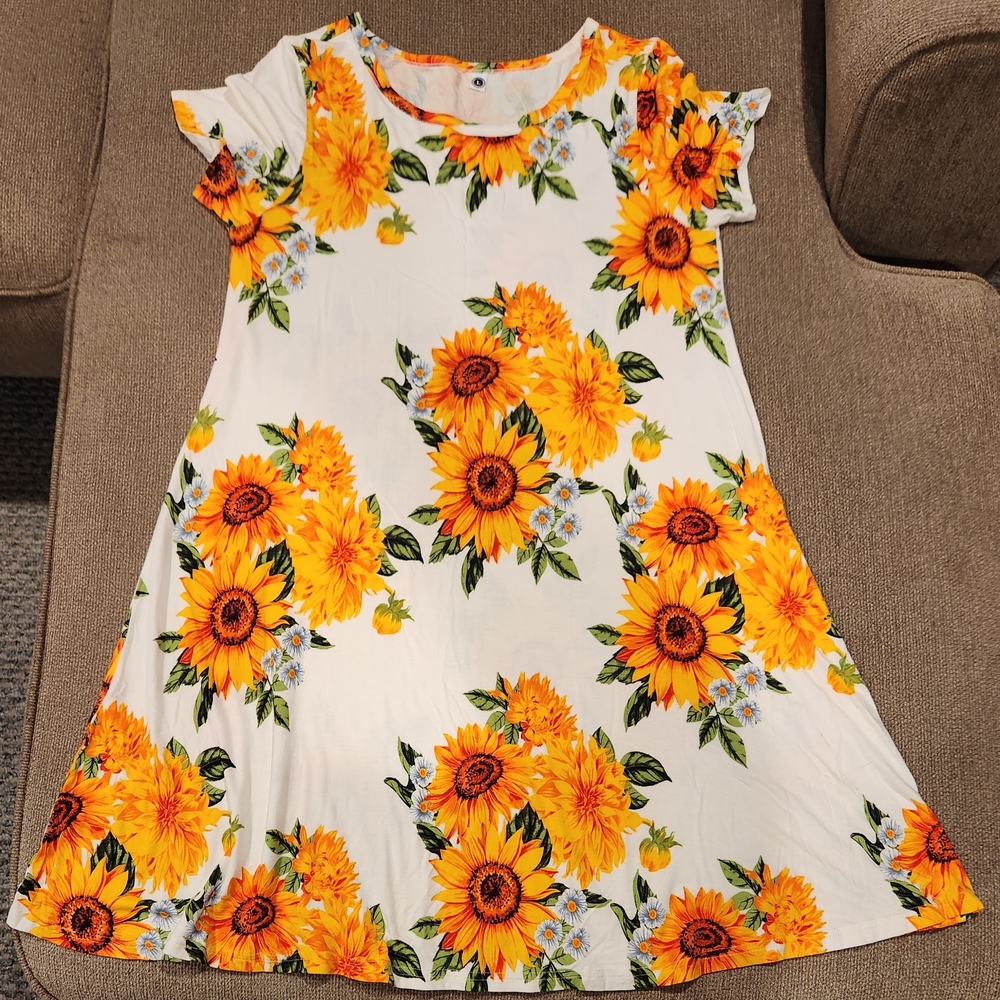 Floral Sunflower Dress
